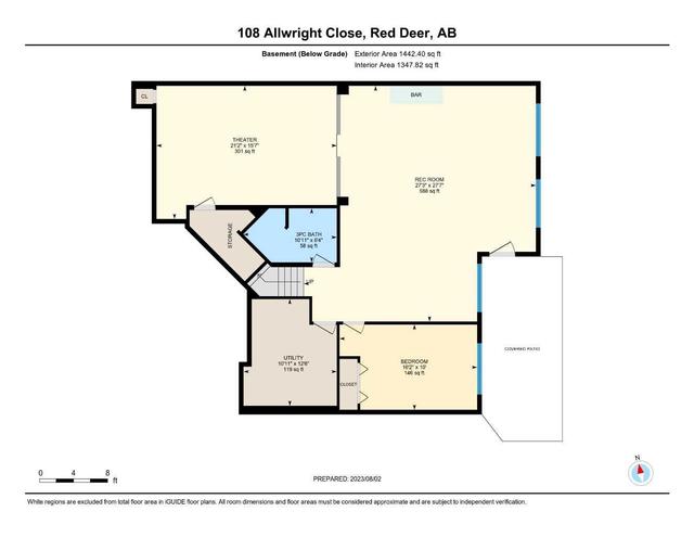 108 Allwright Close, House detached with 4 bedrooms, 3 bathrooms and 4 parking in Red Deer AB | Image 49