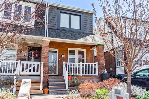 41 Barrington Ave, House semidetached with 3 bedrooms, 2 bathrooms and 0 parking in Toronto ON | Card Image