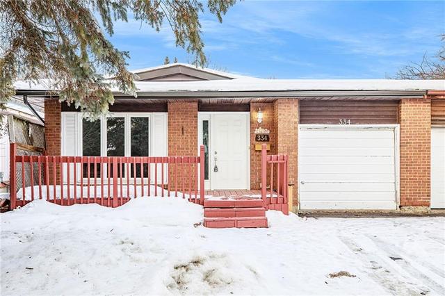 334 Tulip Crescent, Townhouse with 4 bedrooms, 2 bathrooms and 3 parking in Ottawa ON | Image 1