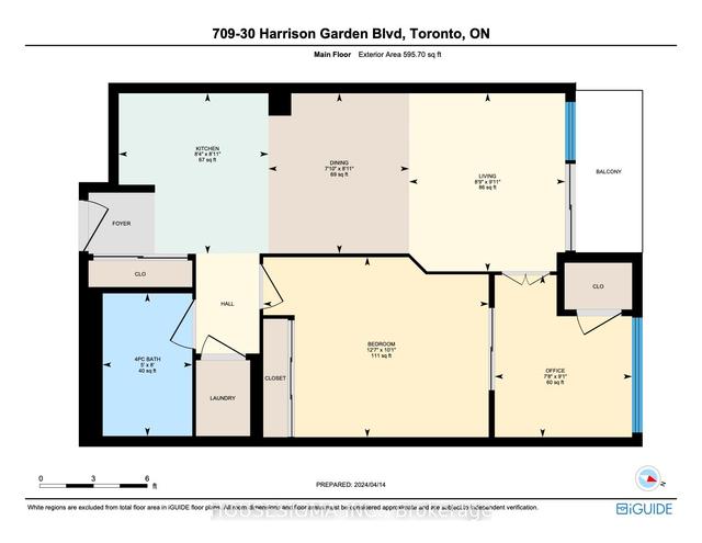 709 - 30 Harrison Garden Blvd, Condo with 1 bedrooms, 1 bathrooms and 1 parking in Toronto ON | Image 21