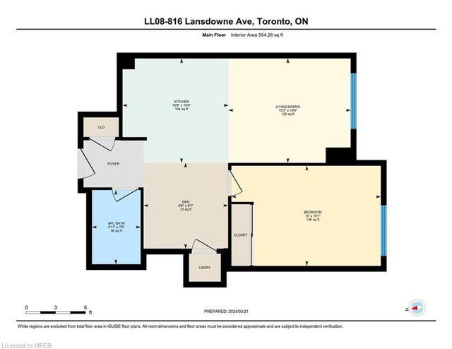 ll08 - 816 Lansdowne Avenue, House attached with 1 bedrooms, 1 bathrooms and null parking in Toronto ON | Image 20