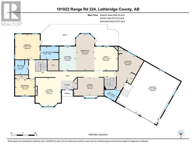 13, - 101022 Range Road 22 4, House detached with 7 bedrooms, 4 bathrooms and null parking in Lethbridge County AB | Image 48