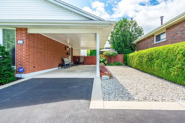 58 Nova Dr, House detached with 3 bedrooms, 2 bathrooms and 7 parking in Hamilton ON | Image 34