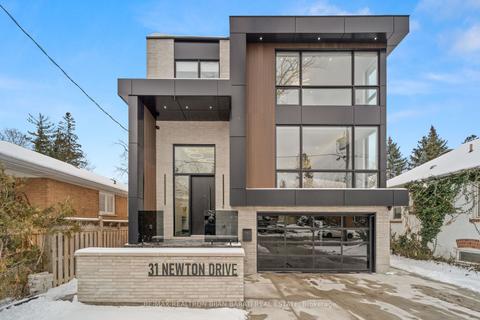 31 Newton Dr, House detached with 4 bedrooms, 7 bathrooms and 6 parking in Toronto ON | Card Image