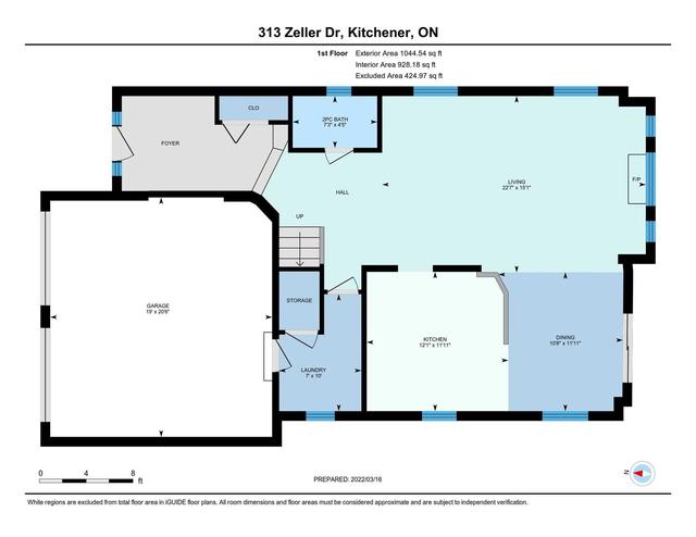 313 Zeller Dr, House detached with 4 bedrooms, 3 bathrooms and 4 parking in Kitchener ON | Image 33