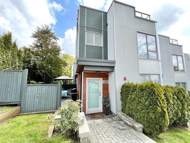 8418 Gladstone Street, House attached with 3 bedrooms, 3 bathrooms and null parking in Vancouver BC | Card Image