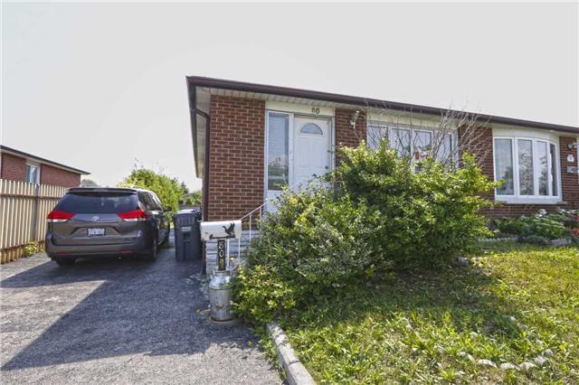 80 Earnscliffe Circ, House semidetached with 3 bedrooms, 1 bathrooms and 6 parking in Brampton ON | Image 1
