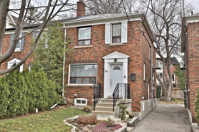 25 Rowley Ave, House semidetached with 3 bedrooms, 2 bathrooms and 2 parking in Toronto ON | Image 1