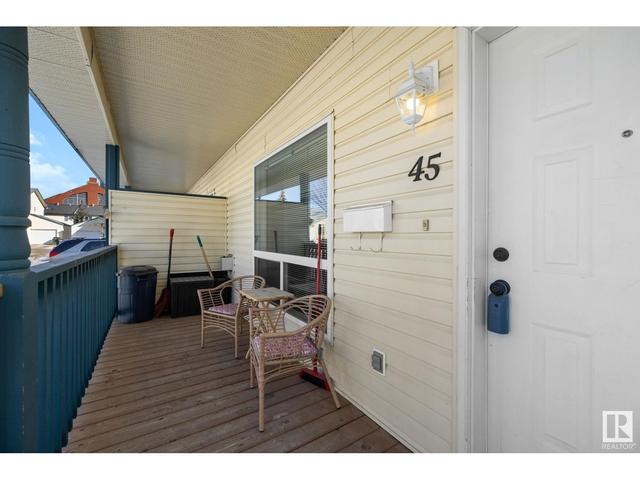 45 - 10909 106 St Nw, House attached with 2 bedrooms, 2 bathrooms and null parking in Edmonton AB | Image 2