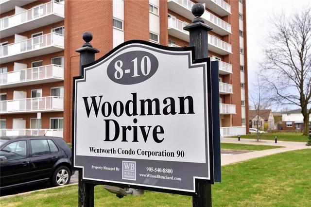 602 - 8 Woodman Drive S, Condo with 2 bedrooms, 1 bathrooms and 1 parking in Hamilton ON | Image 30