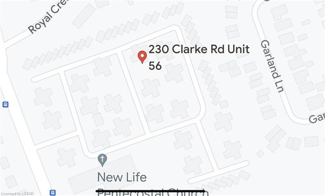 56 - 230 Clarke Road, House attached with 3 bedrooms, 1 bathrooms and 1 parking in London ON | Image 25