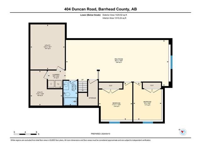404 Duncan Rd, House detached with 5 bedrooms, 3 bathrooms and null parking in Barrhead County No. 11 AB | Image 71