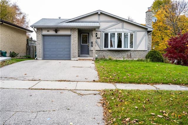 69 Glen Park Crescent, House detached with 3 bedrooms, 1 bathrooms and 2 parking in Kitchener ON | Image 1