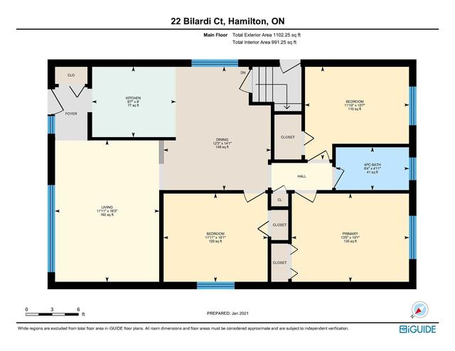 22 Bilardi Crt, House detached with 3 bedrooms, 2 bathrooms and 5 parking in Hamilton ON | Image 32