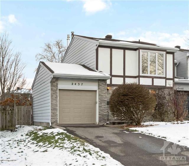 2437 Braeburn Place, Townhouse with 3 bedrooms, 2 bathrooms and 3 parking in Ottawa ON | Image 1