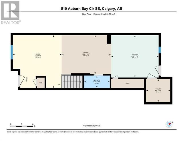 510 Auburn Bay Circle Se, House attached with 2 bedrooms, 2 bathrooms and 1 parking in Calgary AB | Image 16