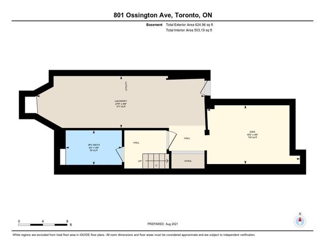801 Ossington Ave, House semidetached with 4 bedrooms, 2 bathrooms and 1 parking in Toronto ON | Image 33