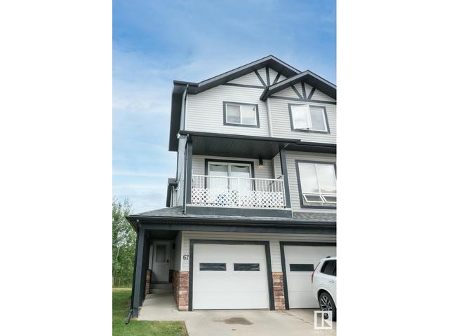 67 - 11 Clover Bar Ln, House attached with 2 bedrooms, 1 bathrooms and null parking in Edmonton AB | Card Image