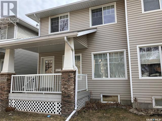 2287 Treetop Lane, House attached with 2 bedrooms, 1 bathrooms and null parking in Regina SK | Image 1
