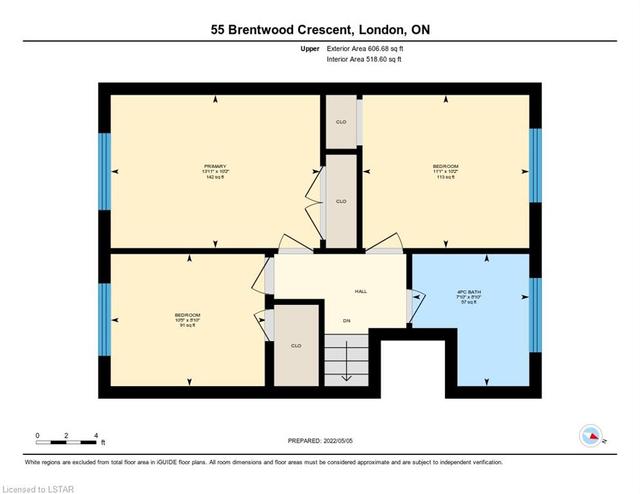 55 Brentwood Crescent, House detached with 4 bedrooms, 2 bathrooms and 4 parking in London ON | Image 32