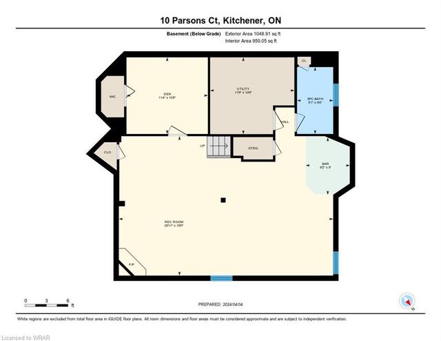 10 Parsons Court, House detached with 4 bedrooms, 3 bathrooms and 6 parking in Kitchener ON | Image 46