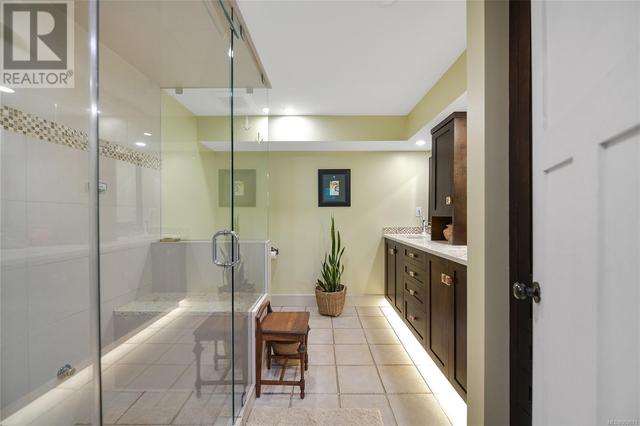 Lower Bathroom, steam shower, heated tile floors | Image 11