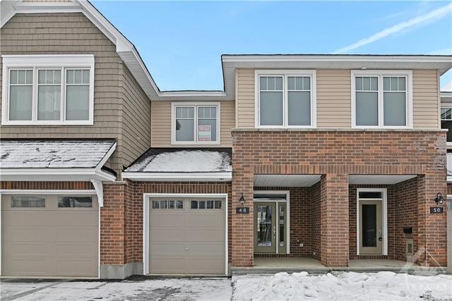 48 Mandevilla Crescent, Townhouse with 3 bedrooms, 3 bathrooms and 2 parking in Ottawa ON | Card Image
