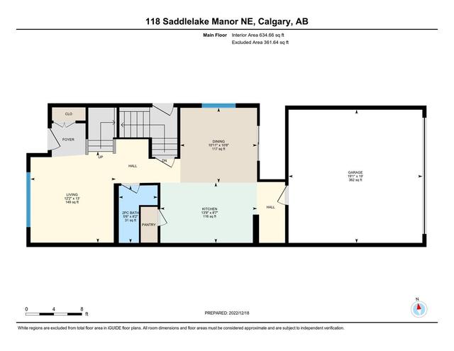 118 Saddlelake Manor Ne, Home with 3 bedrooms, 2 bathrooms and 4 parking in Calgary AB | Image 4