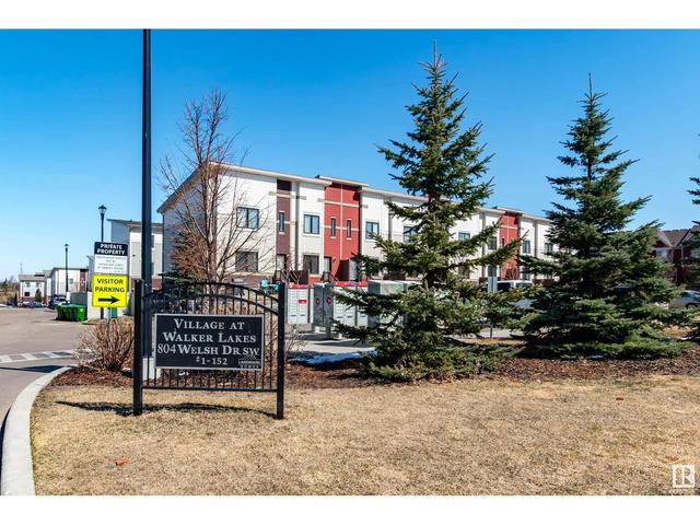 100 - 804 Welsh Dr Sw, House attached with 3 bedrooms, 2 bathrooms and 2 parking in Edmonton AB | Image 38