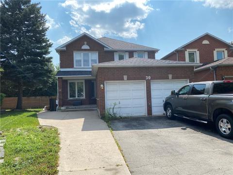 upper - 30 Larchwood Place, House detached with 4 bedrooms, 2 bathrooms and 2 parking in Brampton ON | Card Image