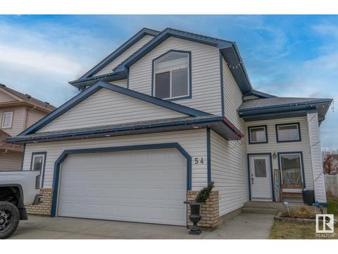54 Deer Park Cr, House detached with 4 bedrooms, 3 bathrooms and 4 parking in Spruce Grove AB | Card Image