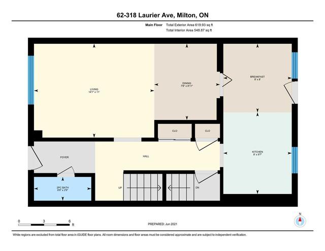 62 - 318 Laurier Ave, Townhouse with 3 bedrooms, 2 bathrooms and 1 parking in Milton ON | Image 24
