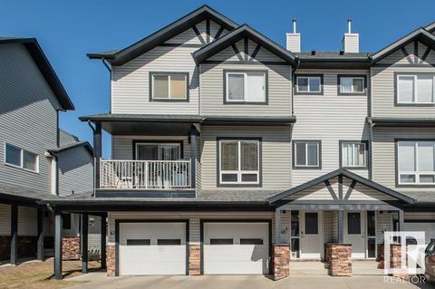 45 - 11 Clover Bar Ln, House attached with 3 bedrooms, 2 bathrooms and 2 parking in Edmonton AB | Card Image