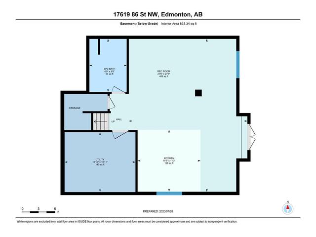 17619 86 St Nw, House detached with 3 bedrooms, 3 bathrooms and null parking in Edmonton AB | Image 50