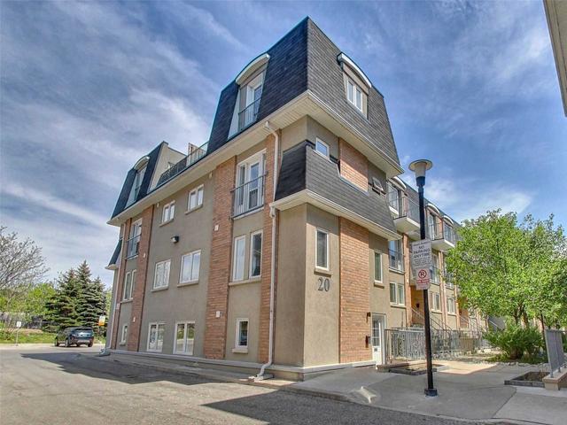 125 - 20 Merchant Lane, Townhouse with 2 bedrooms, 2 bathrooms and 1 parking in Toronto ON | Image 1