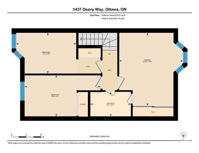 1437 Deavy Way, Townhouse with 3 bedrooms, 2 bathrooms and 3 parking in Ottawa ON | Image 29