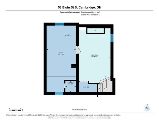 58 Elgin St S, House detached with 3 bedrooms, 1 bathrooms and 4 parking in Cambridge ON | Image 26
