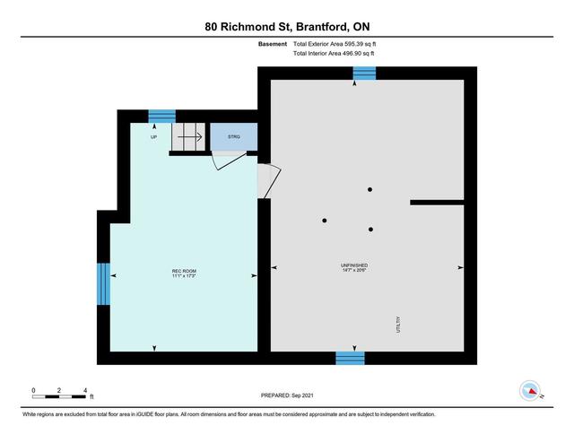 80 Richmond St, House detached with 3 bedrooms, 1 bathrooms and 3 parking in Brantford ON | Image 24