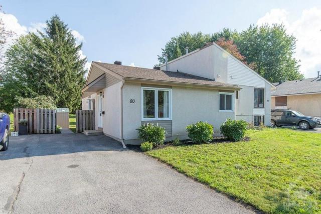 80 Glamorgan Drive, Home with 2 bedrooms, 1 bathrooms and 3 parking in Ottawa ON | Image 1