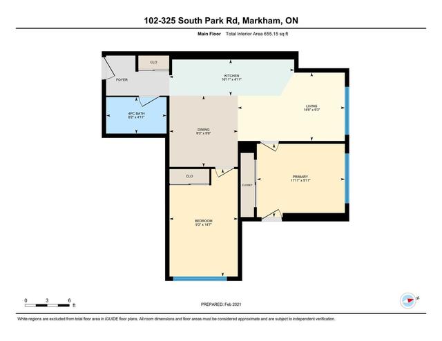 102 - 325 South Park Rd, Condo with 2 bedrooms, 1 bathrooms and 1 parking in Markham ON | Image 18