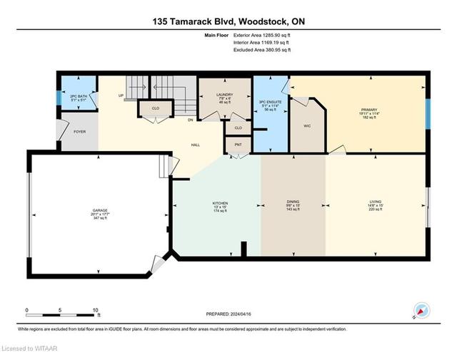135 Tamarack Boulevard, House attached with 2 bedrooms, 3 bathrooms and 3 parking in Woodstock ON | Image 32