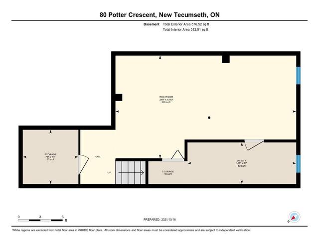 80 Potter Cres, House attached with 3 bedrooms, 2 bathrooms and 3 parking in New Tecumseth ON | Image 28