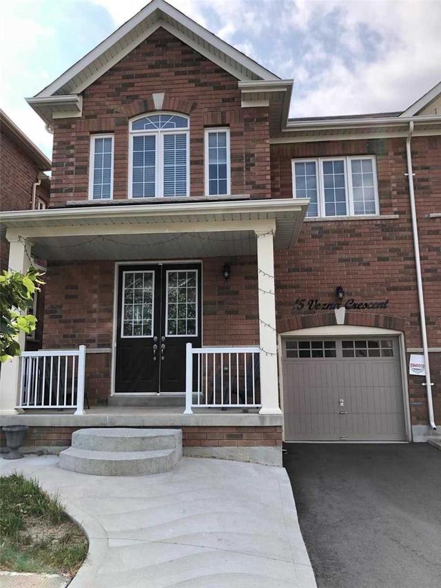 15 Vezna Cres, House semidetached with 4 bedrooms, 3 bathrooms and 3 parking in Brampton ON | Image 1