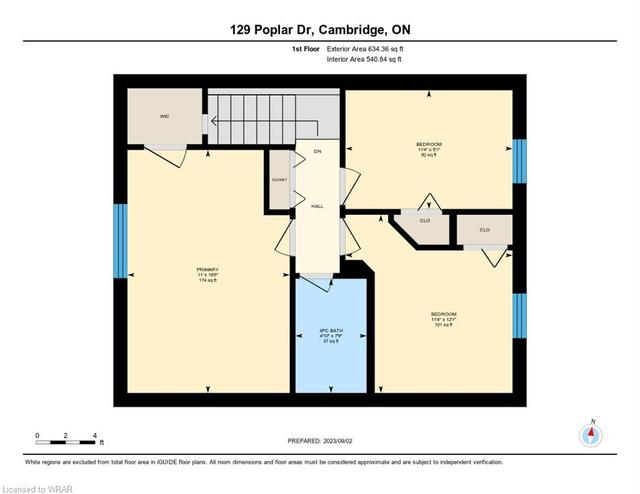 129 Poplar Drive, House semidetached with 3 bedrooms, 1 bathrooms and 3 parking in Cambridge ON | Image 35