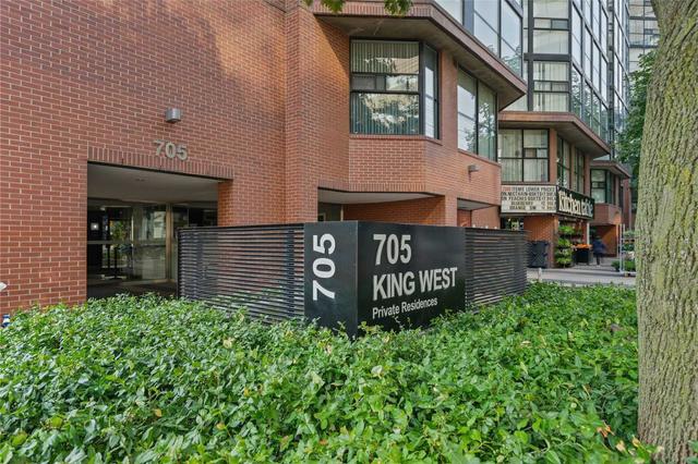711 - 705 King St W, Condo with 1 bedrooms, 1 bathrooms and 1 parking in Toronto ON | Image 12