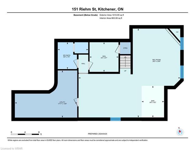 151 Riehm Street, House detached with 4 bedrooms, 3 bathrooms and 4 parking in Kitchener ON | Image 44