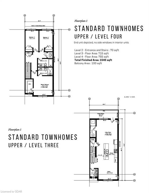 9 - 1665 Gordon Street, House attached with 3 bedrooms, 2 bathrooms and 1 parking in Guelph ON | Card Image