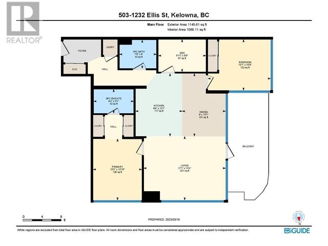 503 - 1232 Ellis Street, Condo with 2 bedrooms, 2 bathrooms and 2 parking in Kelowna BC | Image 44