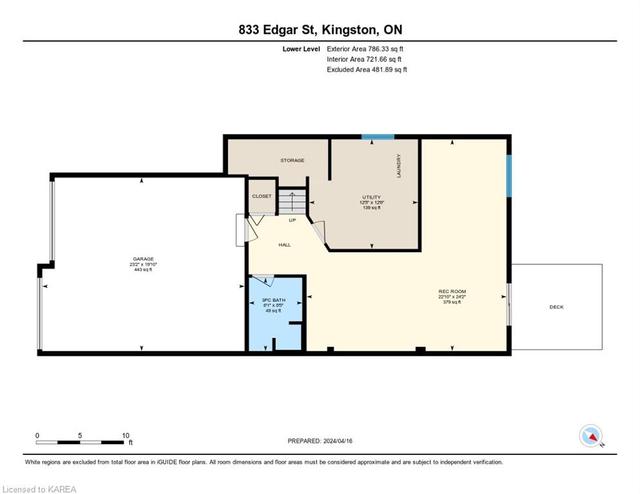 833 Edgar Street, House semidetached with 3 bedrooms, 2 bathrooms and 6 parking in Kingston ON | Image 35