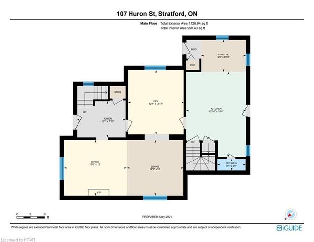 107 Huron Street, House detached with 6 bedrooms, 5 bathrooms and 5 parking in Stratford ON | Image 47